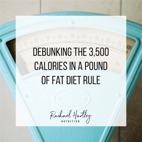 Debunking the 3,500-Calorie-per-Pound Rule